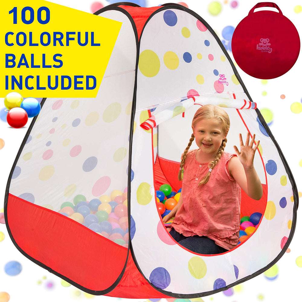 Kiddey spacious 39-inch square tent for multiple kids.