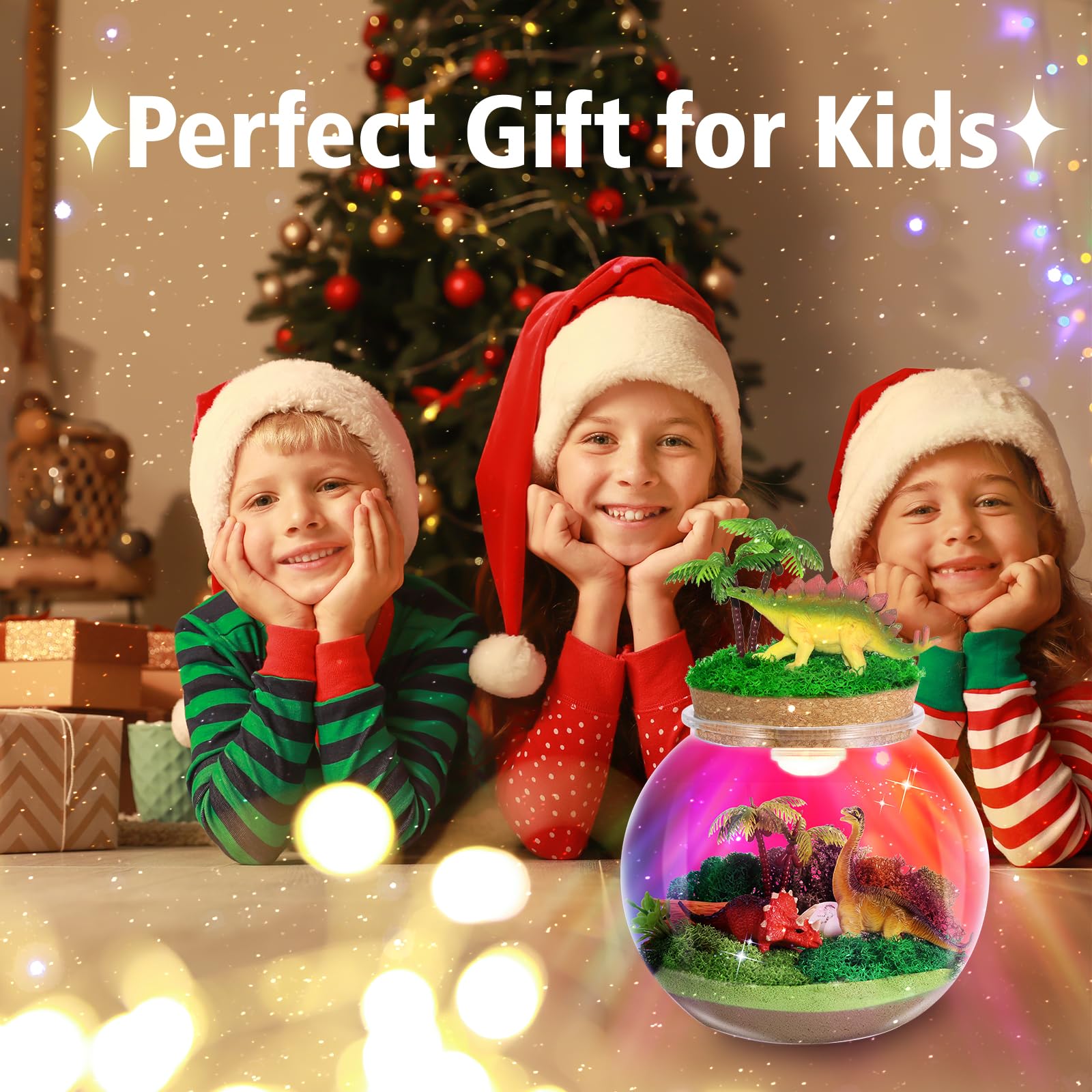 Kiddgroo kids assembling the terrarium for hands-on learning