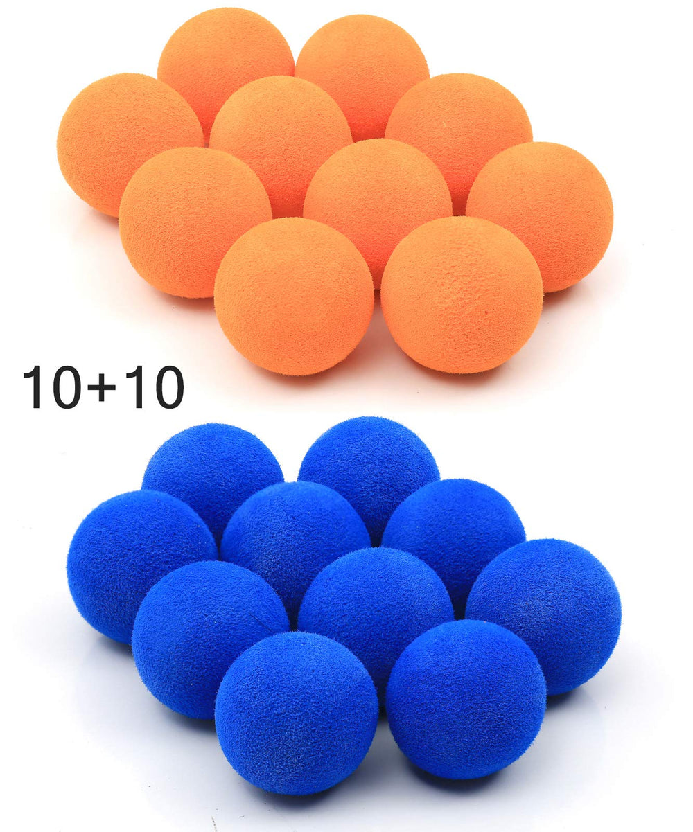 Kiddie Play foam balls 1-1inch diameter provide safe lightweight ammo for kids.