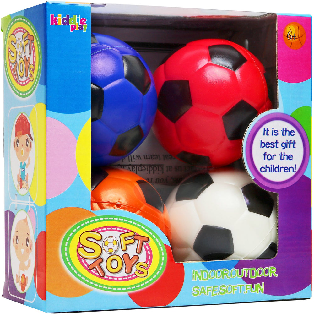 Kiddie Play colorful balls on floor, versatile indoor-outdoor toy