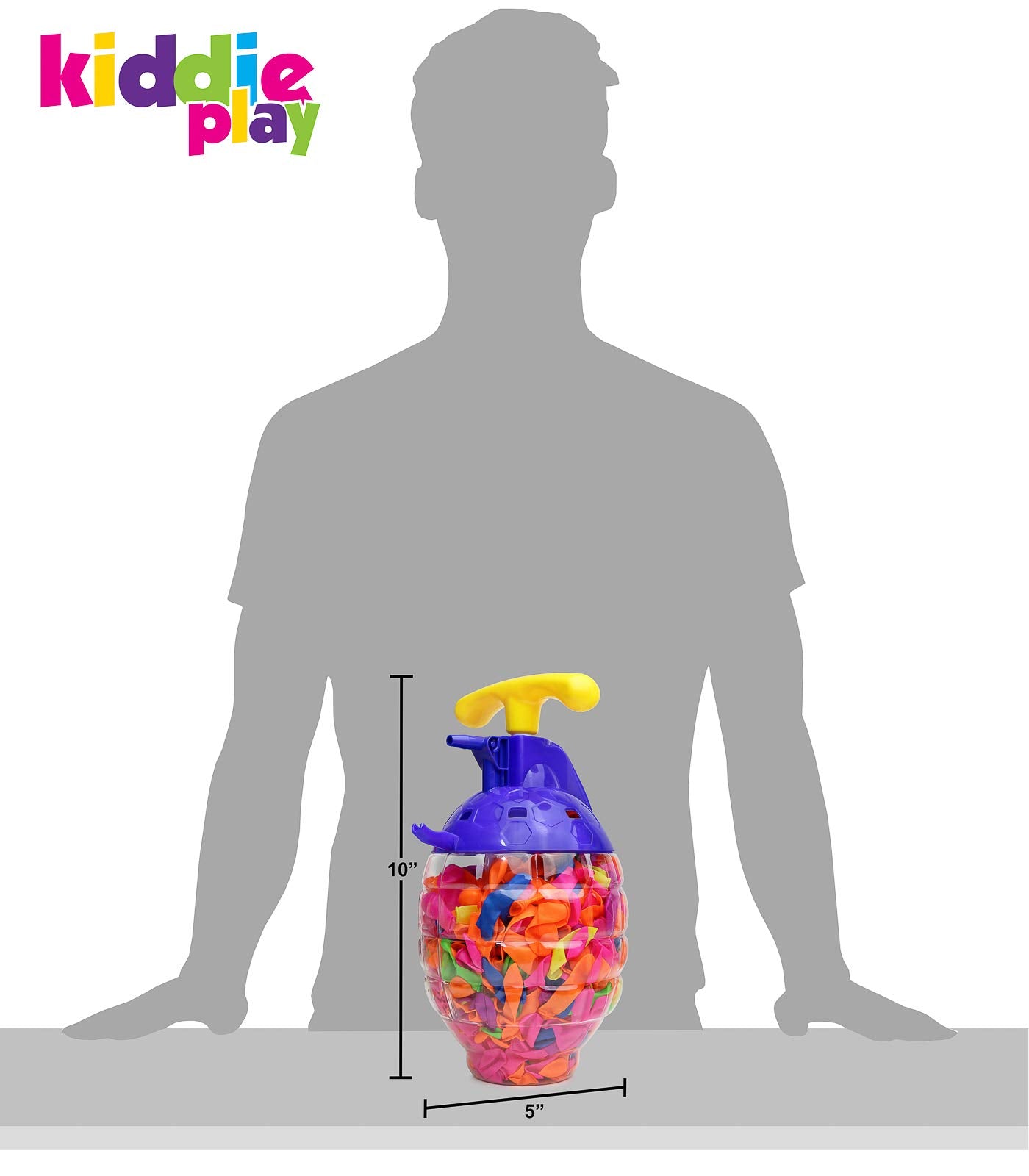 Kiddie Play Twist n' Tie seals balloons instantly for easy play.