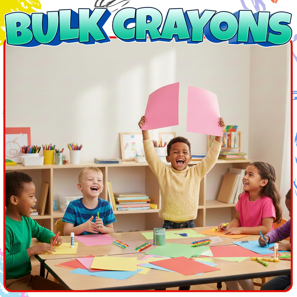 KiddieLoot classroom supplies crayons durable and dependable coloring