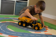 KIDDITOY Mighty RC dump truck in action on different surfaces