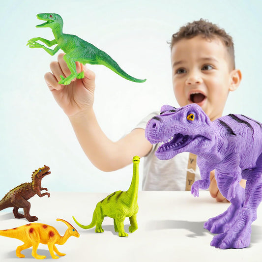 Kiddiworld Tyrannosaurus Rex figure with bold colors sparks imaginative adventures