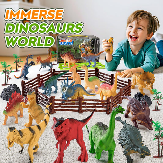 Kiddiworld stone-and-trees-diorama aids storytelling and sensory exploration during play