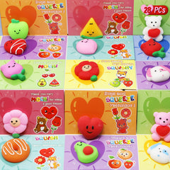 KIDDOKIDS Valentine card with star motifs, cheerful classroom momento.