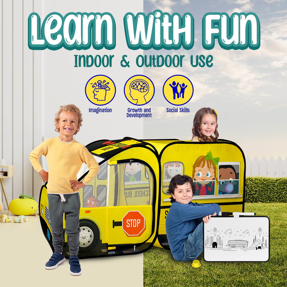 Kiddzery indoor-outdoor tent creates cozy pretend-play corners at home or daycare.