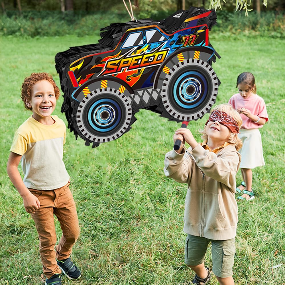 KiDEPOCH Pinata Car material bright paper showcases sturdy craft for festive environments