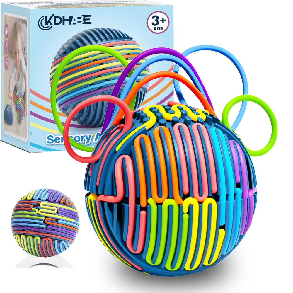KIDHABE sensory ball with stand enables colorful creative play.