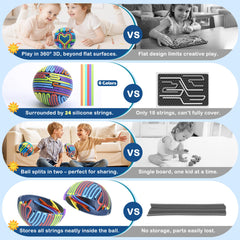 KIDHABE stress-relief fidget ball ideal for on the go use.