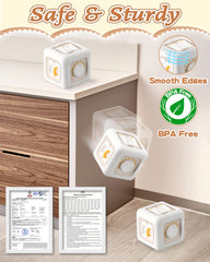Kidific 6-in-1 Busy Cube knobs and sliders boost hand strength and coordination.
