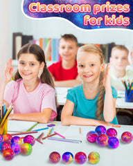 Kidific Galaxy Slime Ball texture shimmer enhances magical sensory experience