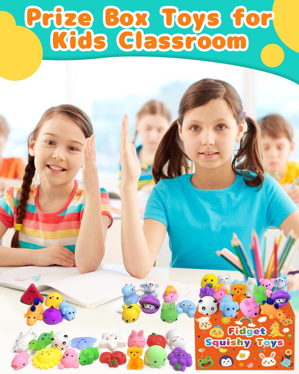 Kidific squishy toys easy-clean design with wipeable surface for busy classrooms.