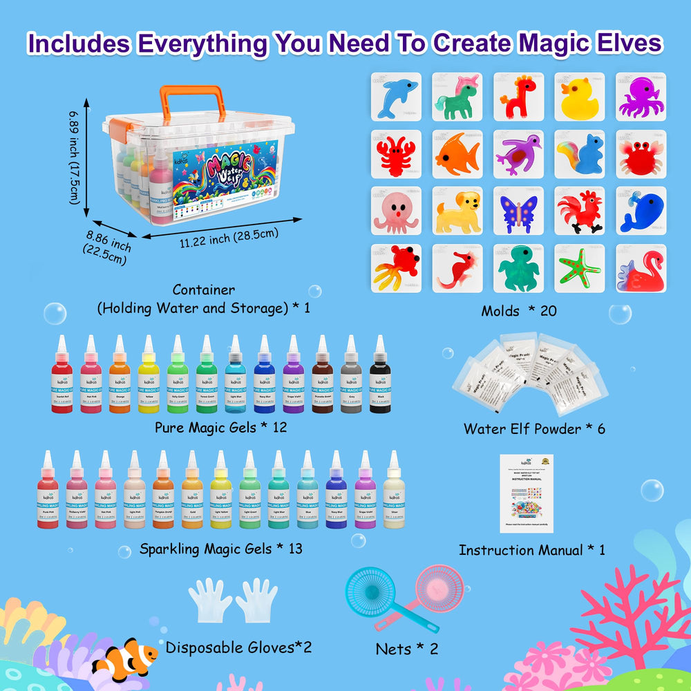 Kiditos Animal Molds 20-pack helps shape recognition through hands-on crafting
