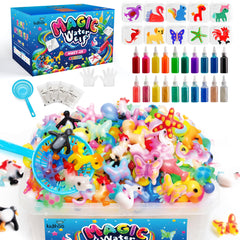 Kiditos Magic Water Elf Kit assembly setup for creative DIY play.