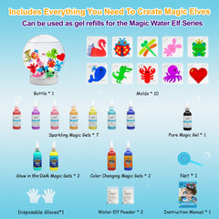 Kiditos Elf Kit molds enabling imaginative sculpting.