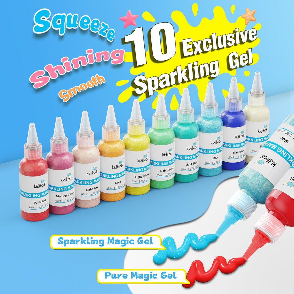 Kiditos sea creature molds offer shape recognition and color exploration for toddlers.