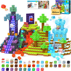 Kidiyee Build Mine Magworld blocks spark imaginative 3D play and construction.