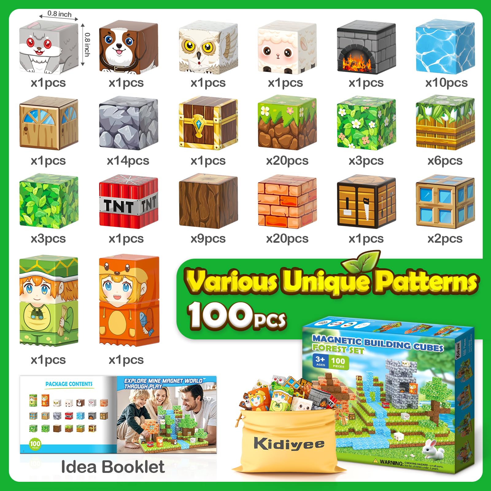 Kidiyee durable ABS blocks withstand classroom play and hours