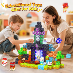 Kidiyee durable blocks feature eight magnets per piece for sturdy builds.