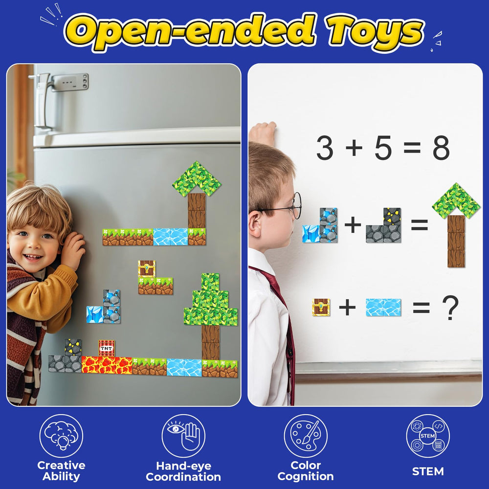 Kidiyee magnetic blocks safe materials ensure gentle play on sensitive skin.