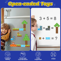 Kidiyee magnetic blocks safe materials ensure gentle play on sensitive skin.