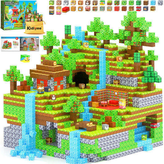 Kidiyee Mine Magnet World forest set blocks spark imaginative play and exploration