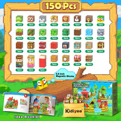 Kidiyee Mine Magnet World treasure treasure blocks inspire goal-driven building sessions