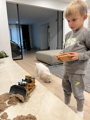 KIDMARKT bulldozer battery pack rechargeable for extended play