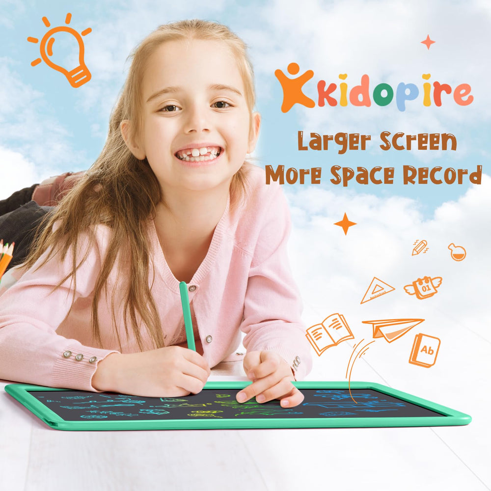 Kidopire LCD writing tablet with large doodle area for learning