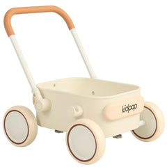 Kidpop PULA wagon front view shows sturdy 2-in-1 design for early walkers.