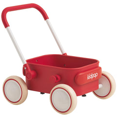 Kidpop PULA walker front view shows safe, stable pushing for early walkers.