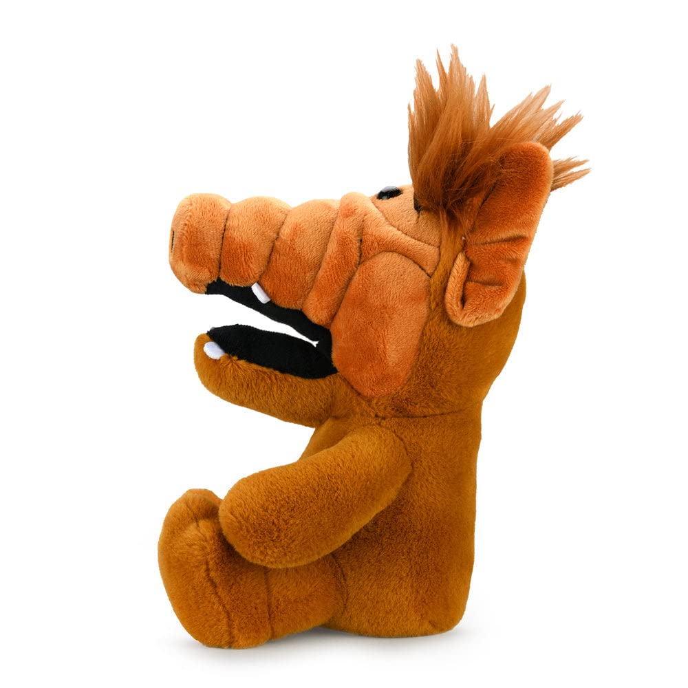 Kidrobot ALF 8in Phunny Plush close-up reveals detailed embroidery and texture.