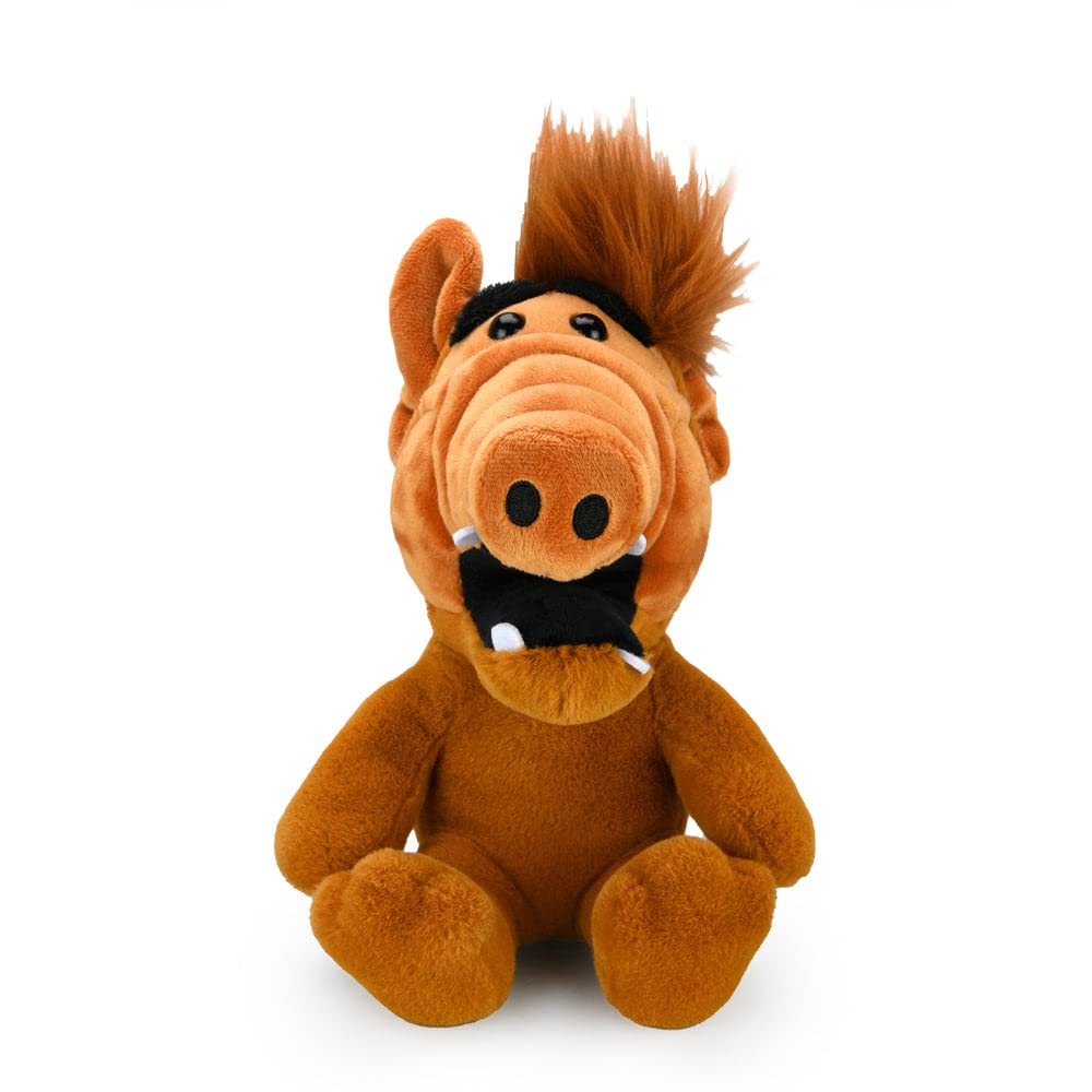 Kidrobot ALF 8in Phunny Plush front view with ultra-soft fur for cozy hugs.