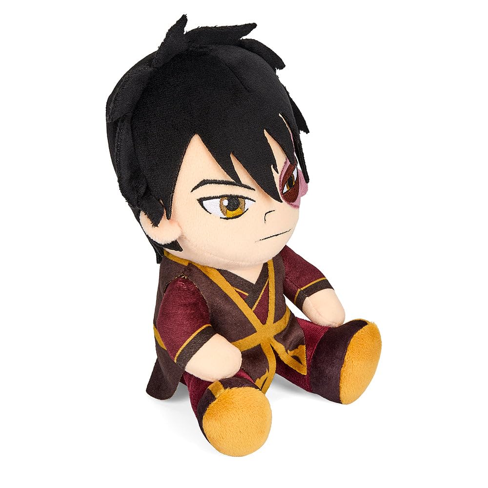 Kidrobot Avatar Zuko plush collection-ready pose from a side profile.