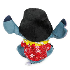 Kidrobot Stitch Elvis blue Hawaii textured plush for tactile display