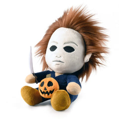 Kidrobot Michael Myers Plush Halloween decor—soft, display-ready collectible