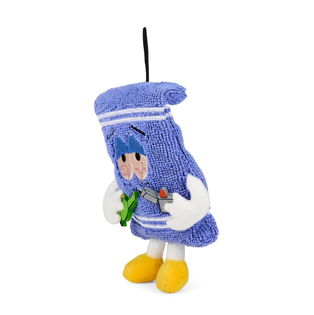 Kidrobot Towelie plush with cedarwood beads for subtle scent.