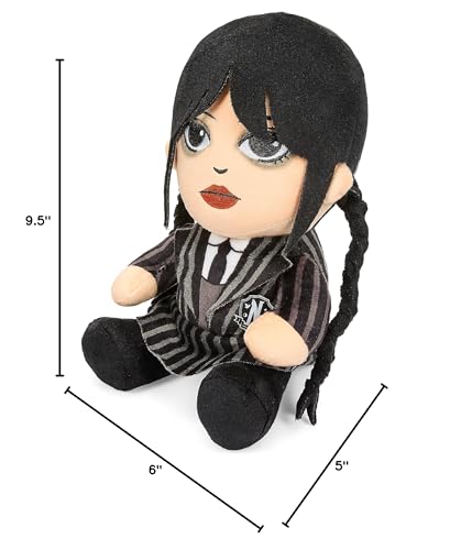 Kidrobot Wednesday Phunny Plush gift-worthy for birthdays and fans.
