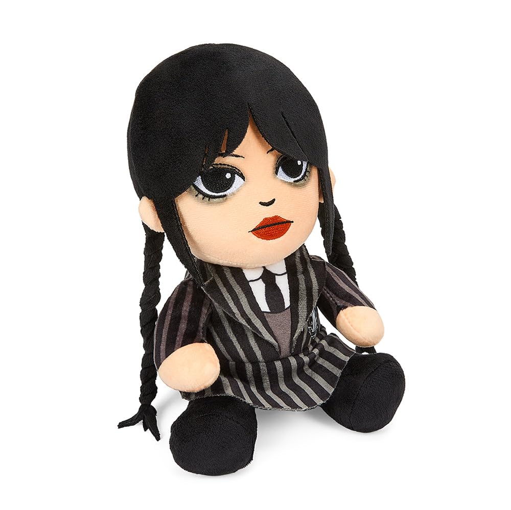 Kidrobot Wednesday Phunny Plush key details, licensed figure for collectors.