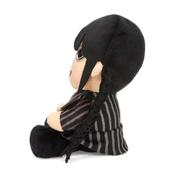 Kidrobot Wednesday Phunny Plush textured fabric, soft and durable for everyday display.