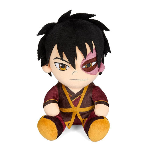 Kidrobot Avatar Zuko plush front view for display and cuddling.