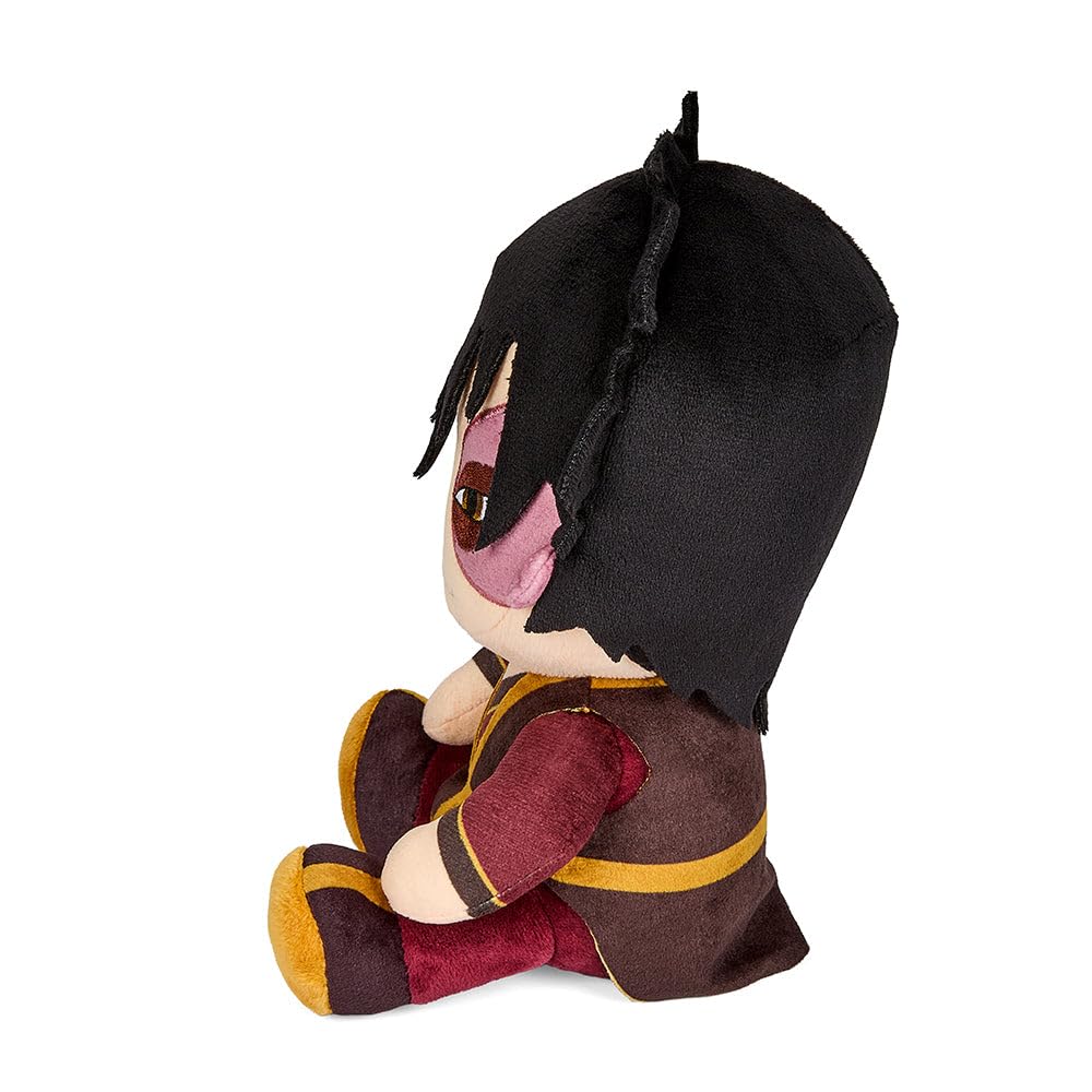 Kidrobot Avatar Zuko plush scar detail highlighting authentic features.