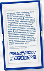 Gift-ready packaging of Kids Against Maturity for gifting