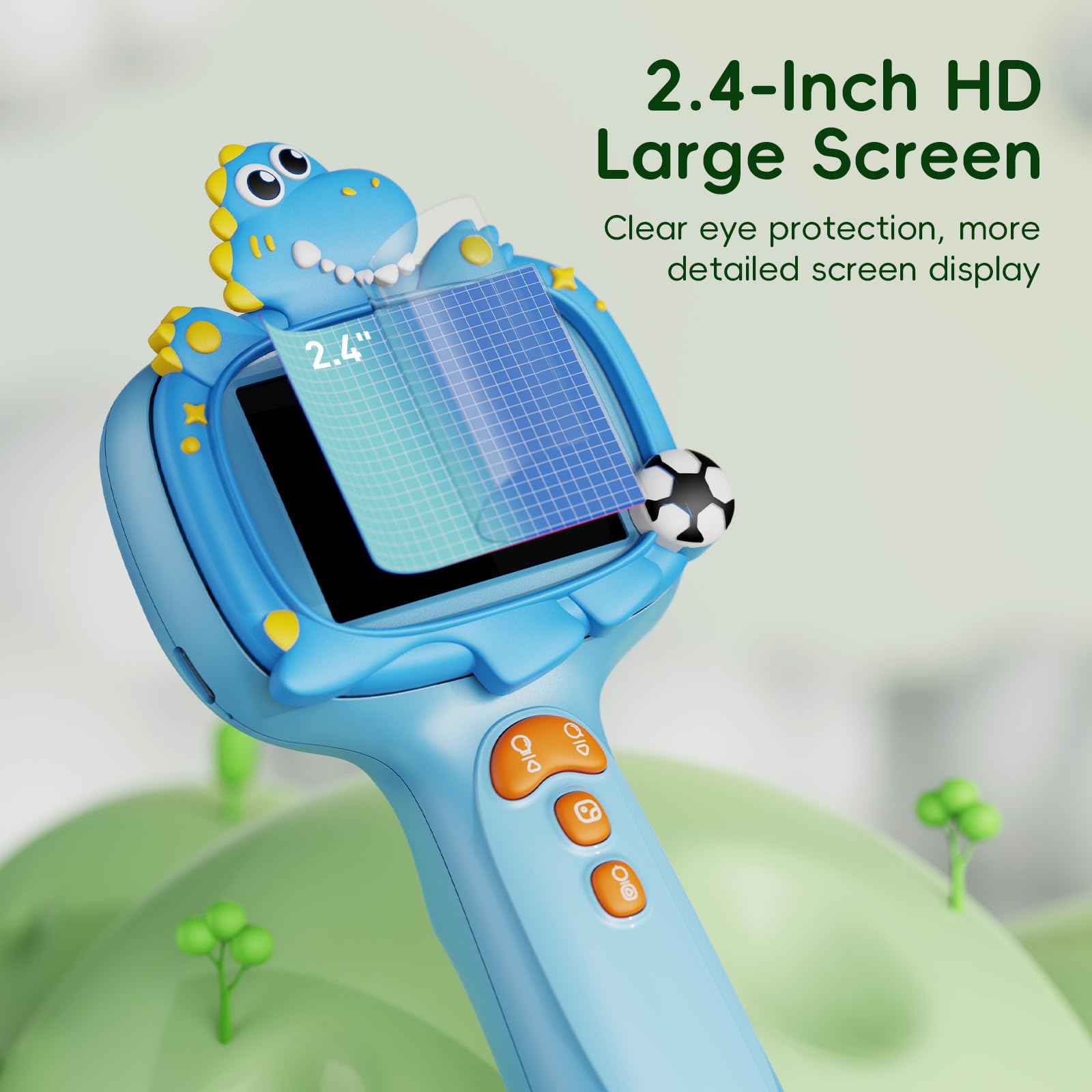 Kids Borescope camera toy stores up to 100 snapshots for review