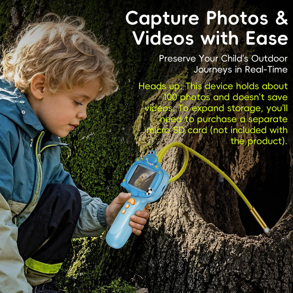 Kids Borescope camera toy waterproof lens enables pond and splash exploration