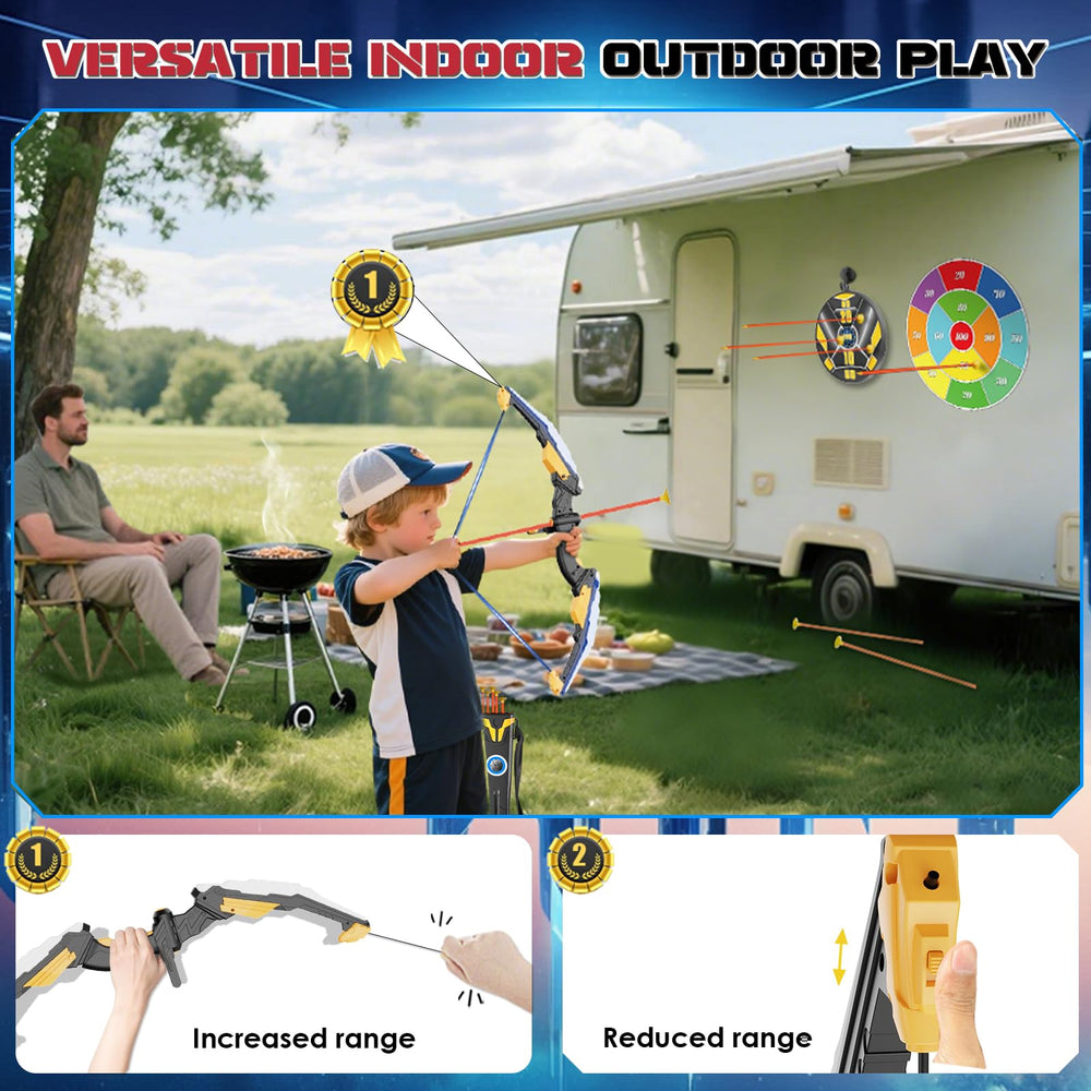 Two targets for TIGTECGAME archery set offering adjustable challenges