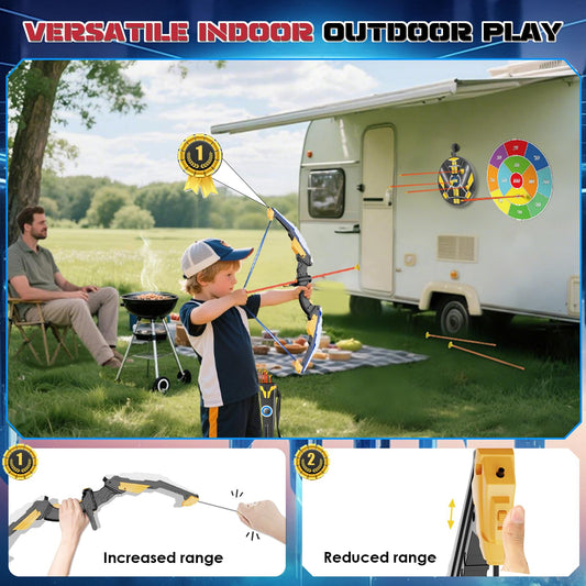 Two targets for TIGTECGAME archery set offering adjustable challenges