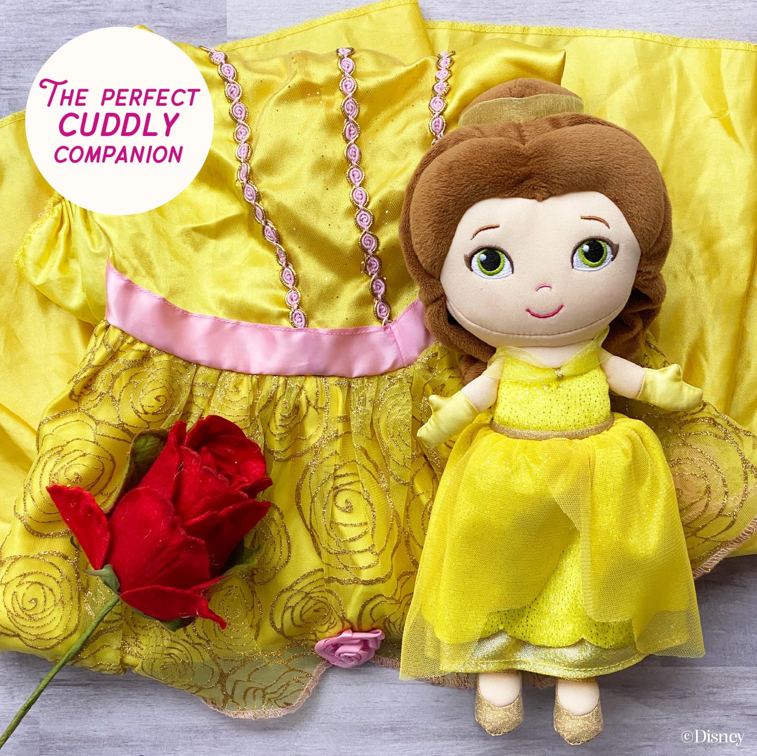 Kids Preferred Belle close-up face shows a charming expression for hugs.
