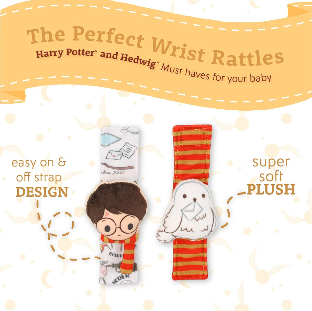Newborn-friendly Hedwig materials keep the rattle gentle on delicate skin